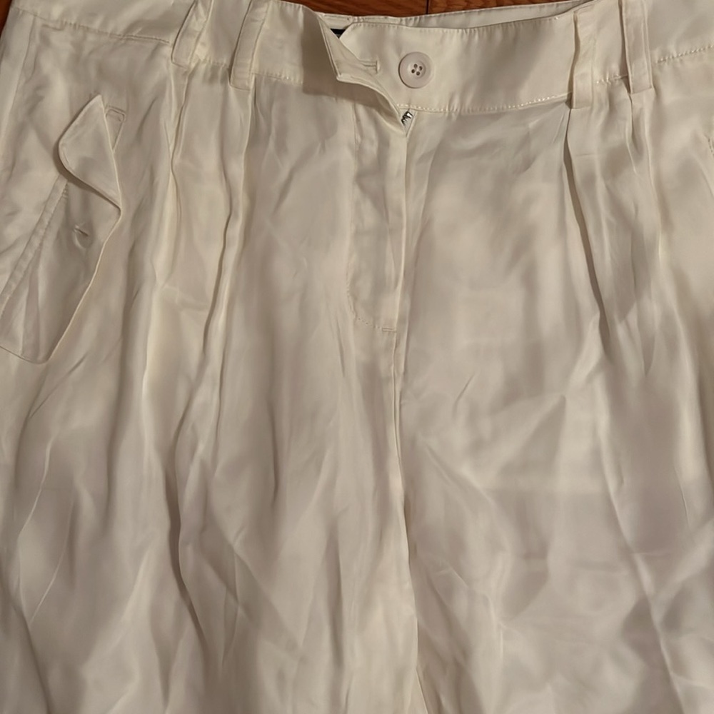 Jcrew Full-length cupro-blend cargo pants, NWOT, never worn, mint condition - Picture 4 of 6